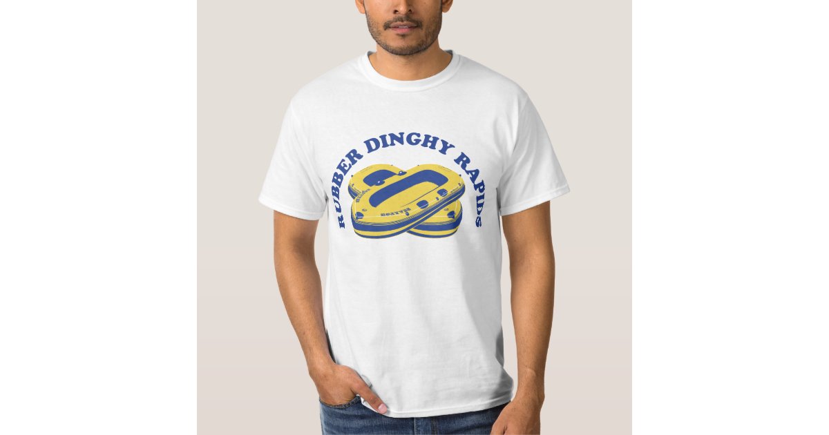 rubber dinghy rapids t shirt