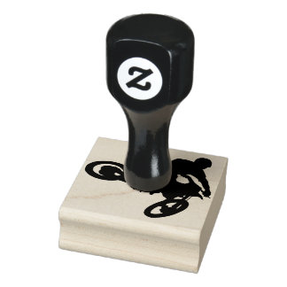 Rubber Dirt Bike Stamp