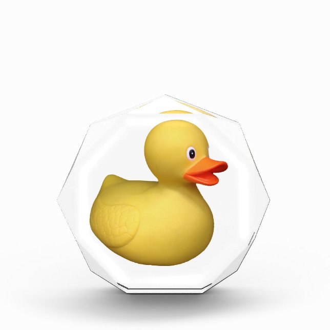 Rubber Duck Acrylic Award (Front)