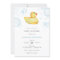 Rubber Duck Baby Shower invitation