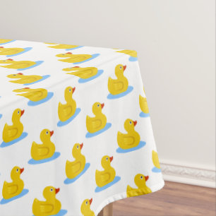 Rubber Duck Baby Shower Tablecloth