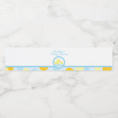 Rubber Duck Baby Shower Water Bottle Label | Zazzle
