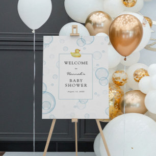 Rubber Duck Baby Shower Welcome Foam Board