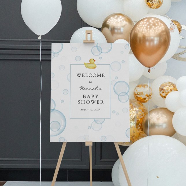 Rubber Duck Baby Shower Welcome Foam Board (Creator Uploaded)