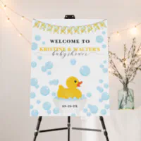 Potter's Printing Personalized Rubber Duck Girl Baby Shower Wrapping Paper