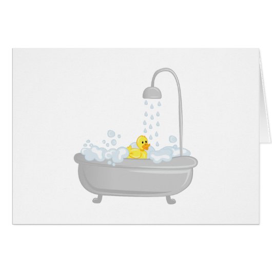 Rubber Duck Bath Cards (Front Horizontal)