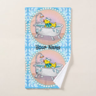 Rubber Duck Bath Hand Towel