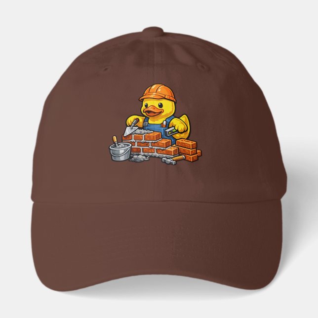 Rubber Duck Bricklayer Hat (Front)