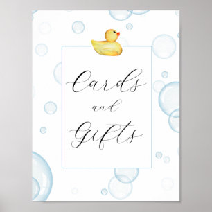 Rubber Duck Cards and Gifts Sign