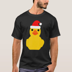 Rubber Duck Christmas Santa Hat Rubber Ducky T-Shirt