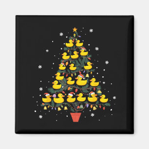 Rubber Duck Christmas Tree Magnet