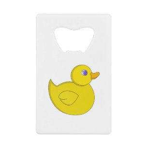 Rubber Duck Credit Card Bottle Opener