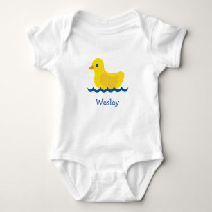 Rubber Duck Custom Baby Bodysuit