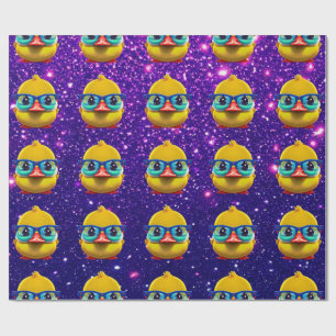 Rubber Duck Cute Charming Themed Inspired  Wrapping Paper