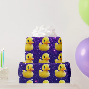 Rubber Duck Cute Charming Themed Inspired  Wrapping Paper