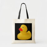 Rubber Duck Cute Fun Yellow Shopping Tote Bag at Zazzle