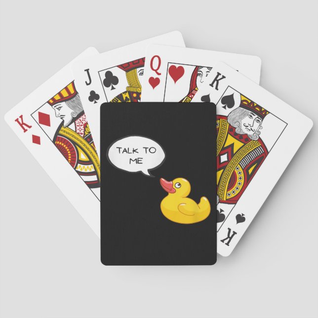 Rubber Duck Debugging Poker Cards (Back)