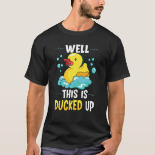 Rubber Duck Ducks Duck Bathroom Bubble T-Shirt
