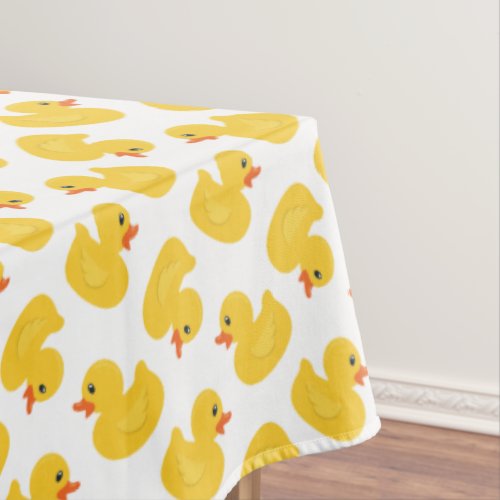 Rubber Duck Ducky Pattern Tablecloth
