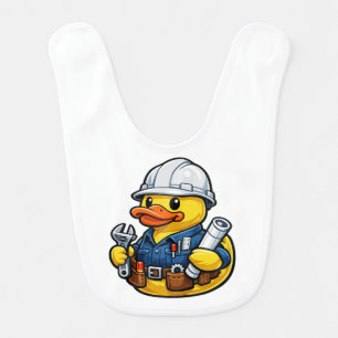 Rubber Duck Engineer Baby Bib