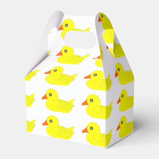 Rubber Duck Favor Boxes (Front Side)