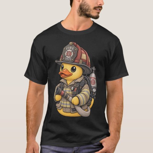 Rubber Duck Firefighter Vintage Edition T-Shirt