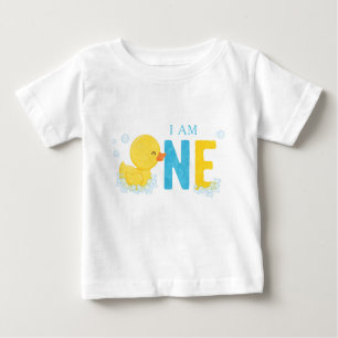 Rubber Duck First Birthday Baby T-Shirt