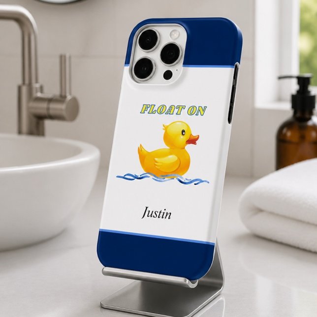Rubber Duck | Float On iPhone Case (Creator Uploaded)
