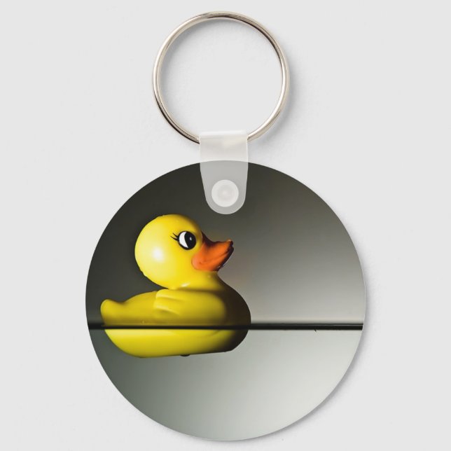 Rubber Duck Floating Keychain (Front)