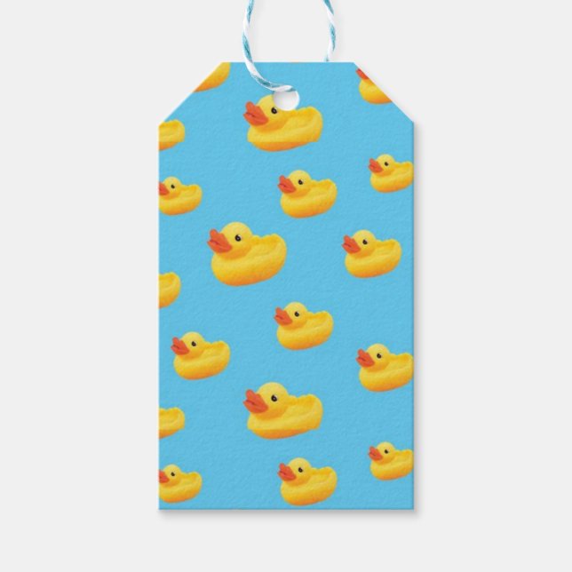 Rubber Duck Gift Tags (Front)