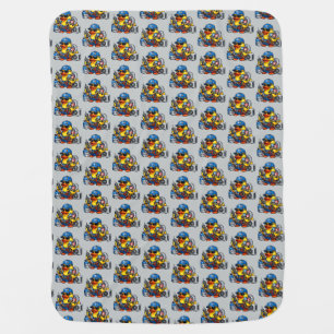 Rubber Duck HVAC Technician Baby Blanket