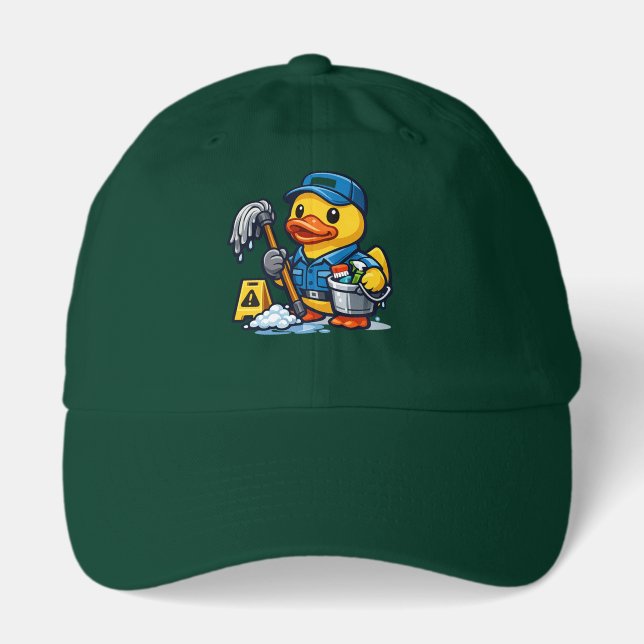 Rubber Duck Janitor Hat (Front)