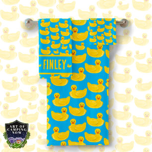 Rubber Duck Kids Personalized Bath Set