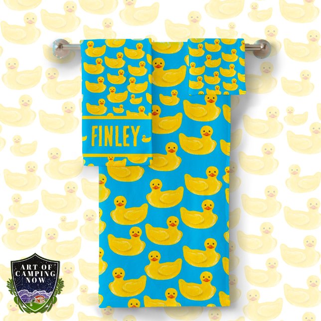 Rubber Duck Kids Personalized Bath Set (Creator Uploaded)