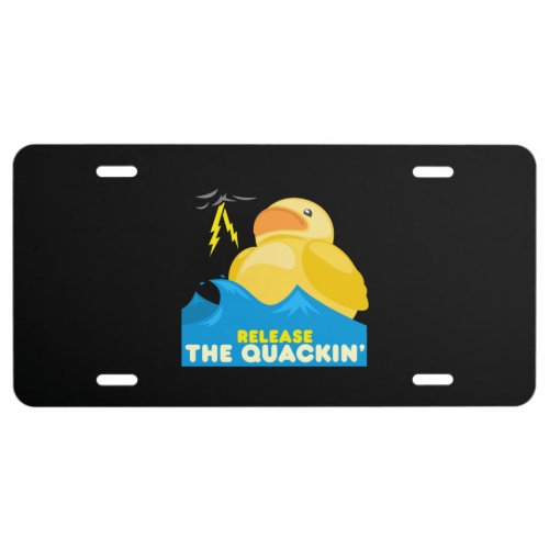 Rubber Duck License Plate