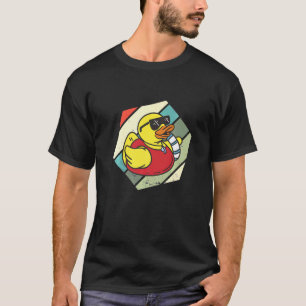 Rubber Duck Life Guard Retro Vintage Hexa Cool Duc T-Shirt