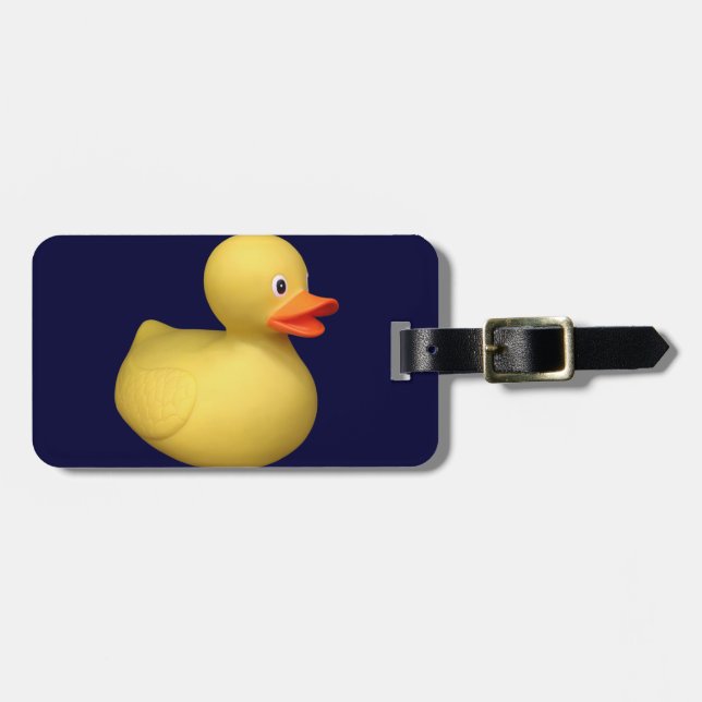 Rubber Duck Luggage Tag (Front Horizontal)