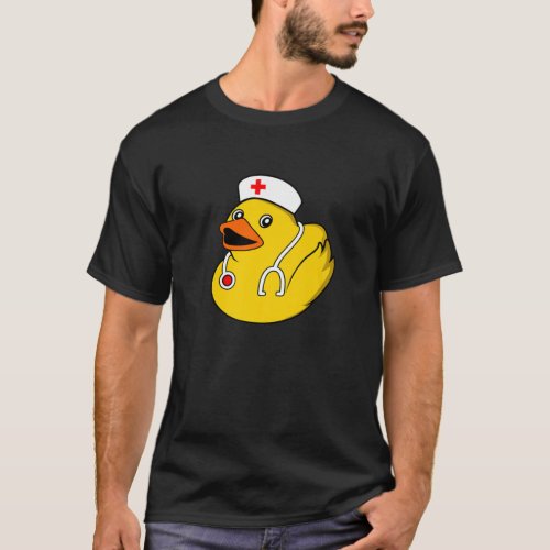 Rubber Duck Nurse Appreciation Gift Hood Costume T_Shirt