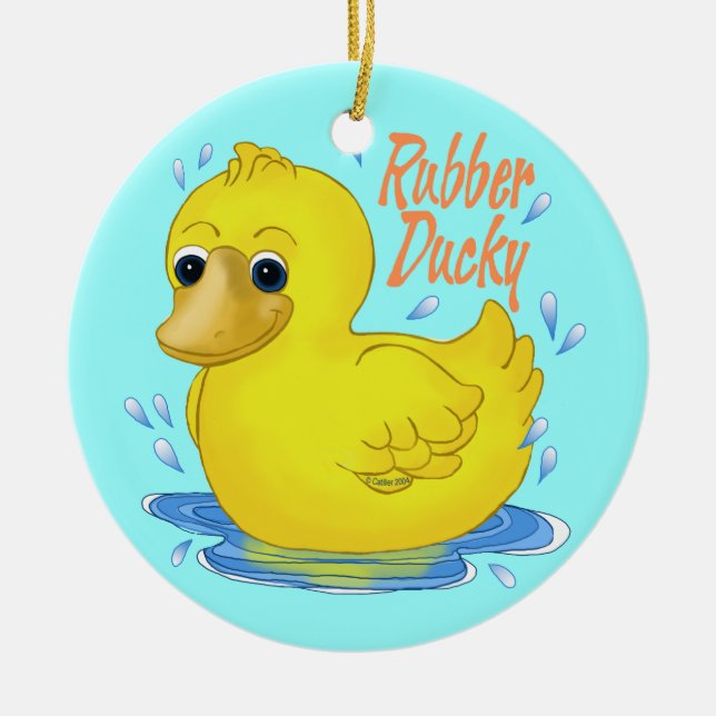 Rubber Duck  ornament  (Front)