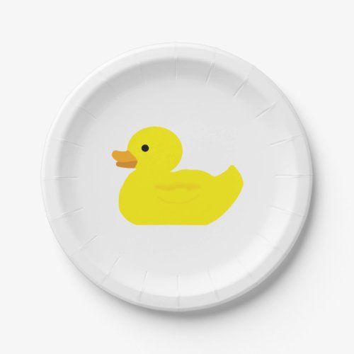 Rubber Duck Paper Plate