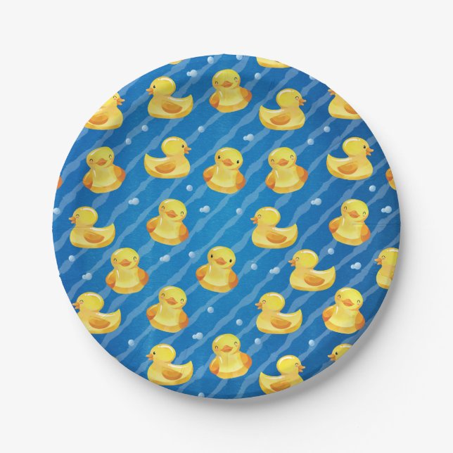 Rubber Duck Paper Plates (Front)