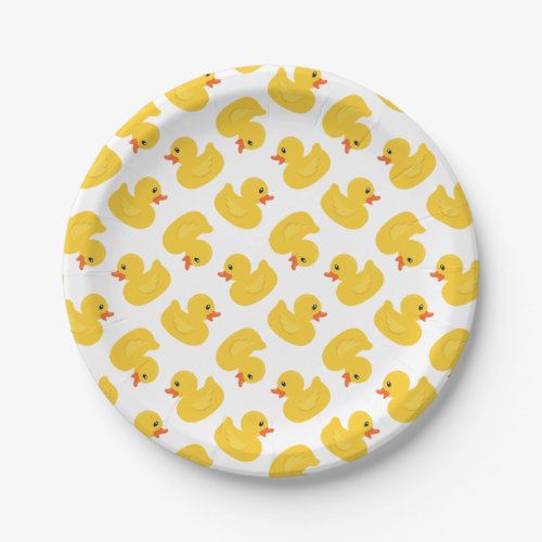 Rubber Duck Paper Plates 