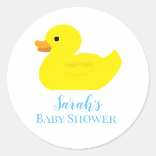 Rubber Duck Party Baby Shower BABY Stickers