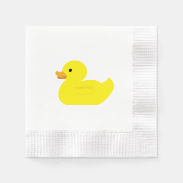 Rubber Duck Party Napkins (Front)