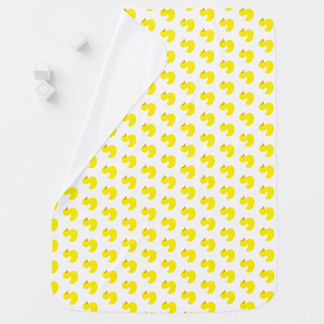 Rubber Duck Pattern Baby Blanket (In Situ)
