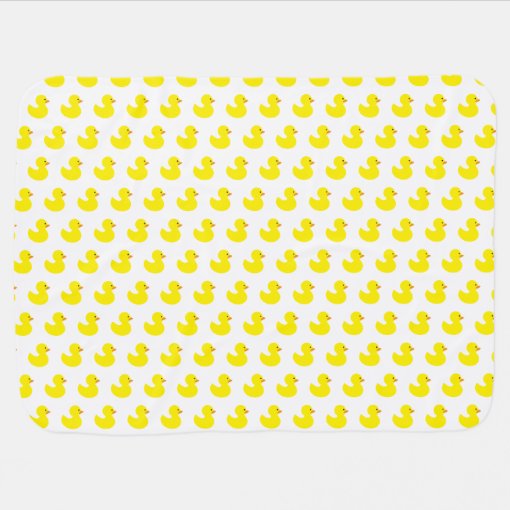 Rubber Duck Pattern Baby Blanket | Zazzle