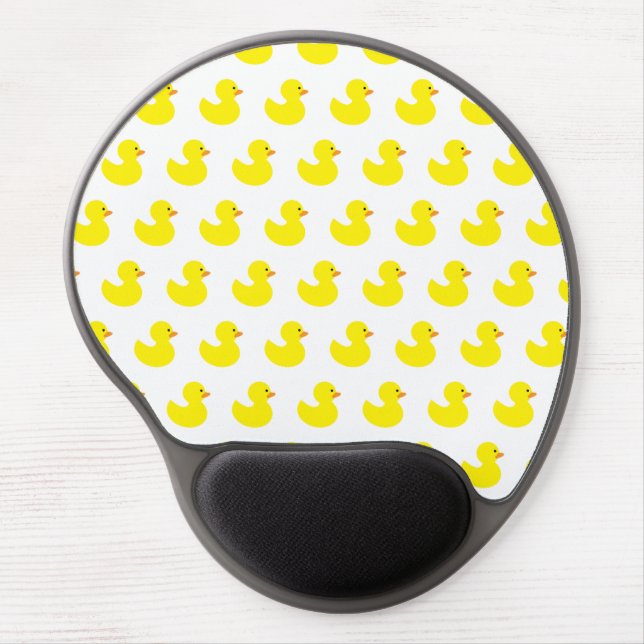 Rubber Duck Pattern Gel Mouse Pad (Front)