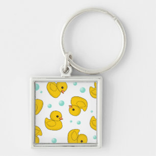 Rubber Duck Pattern Keychain