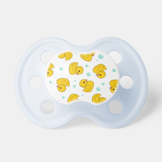 Rubber Duck Pattern Pacifier (Front)