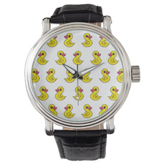 Rubber Duck Pattern Print Watch